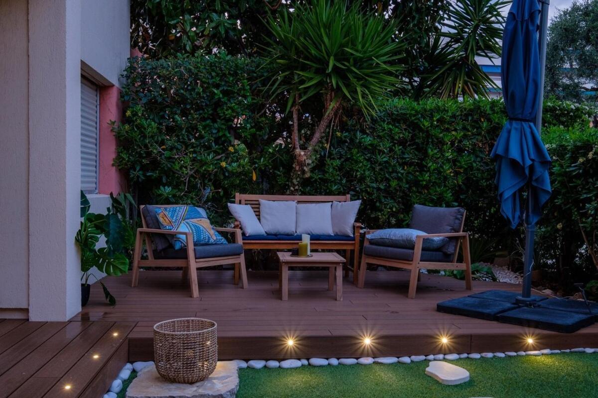 Le Riviera ~ Jardin ~ Parking ~ Climatisation Apartment Cagnes-sur-Mer Ngoại thất bức ảnh